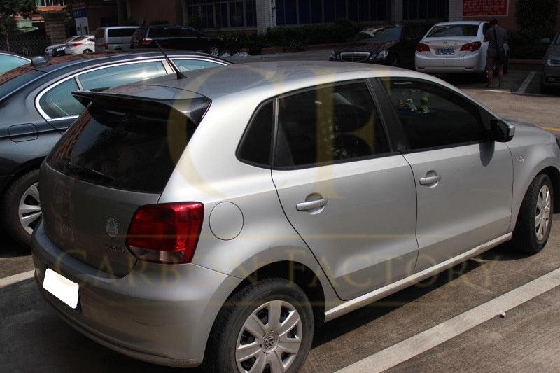 VT Style Carbon Fibre Roof Spoiler for VW Polo MK5 11-16-Carbon Factory
