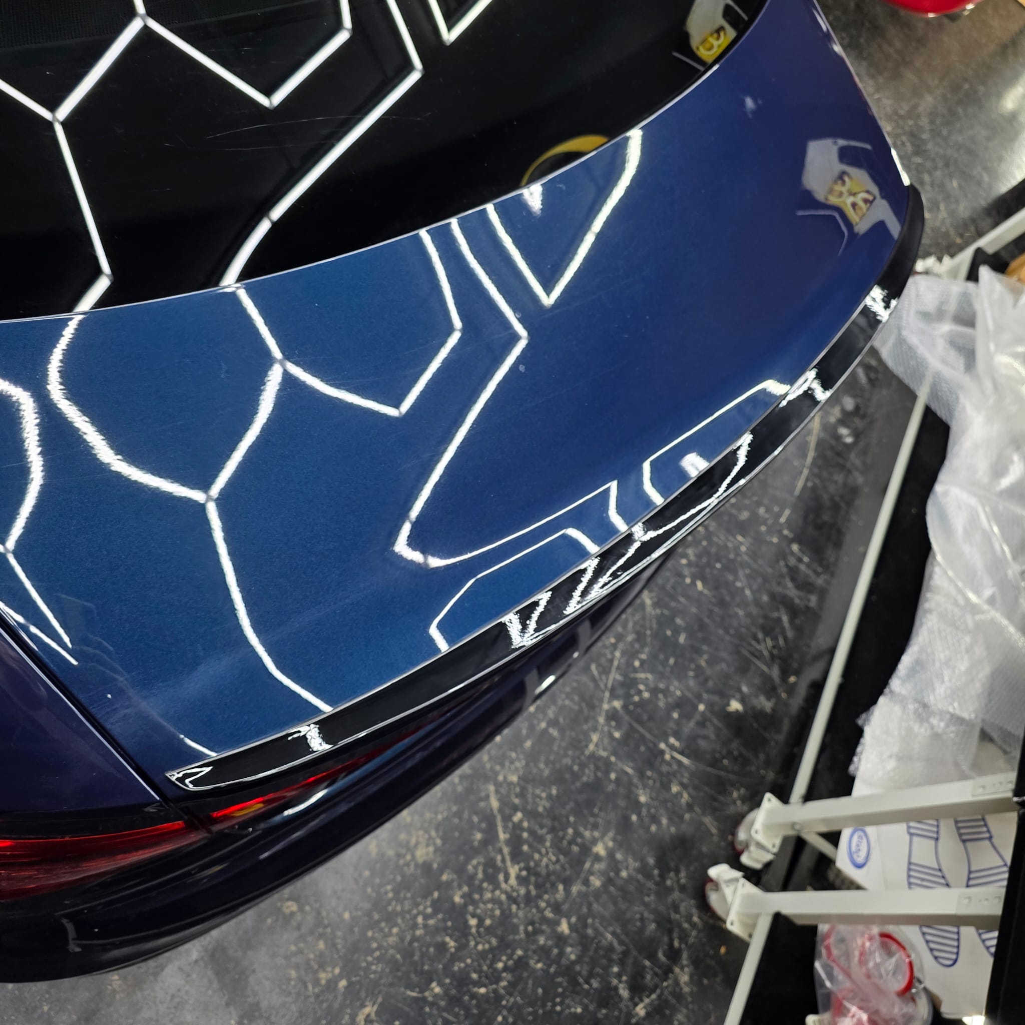 P Style Gloss Black Boot Spoiler for Audi A3 8V S3 RS3 Saloon 13-20 - Carbon Factory