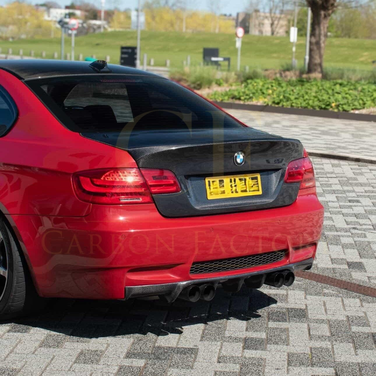 CSL Style Carbon Fibre Boot Lid for BMW E92 Pre-LCI 3 Series & M3 05-09 - Carbon Factory
