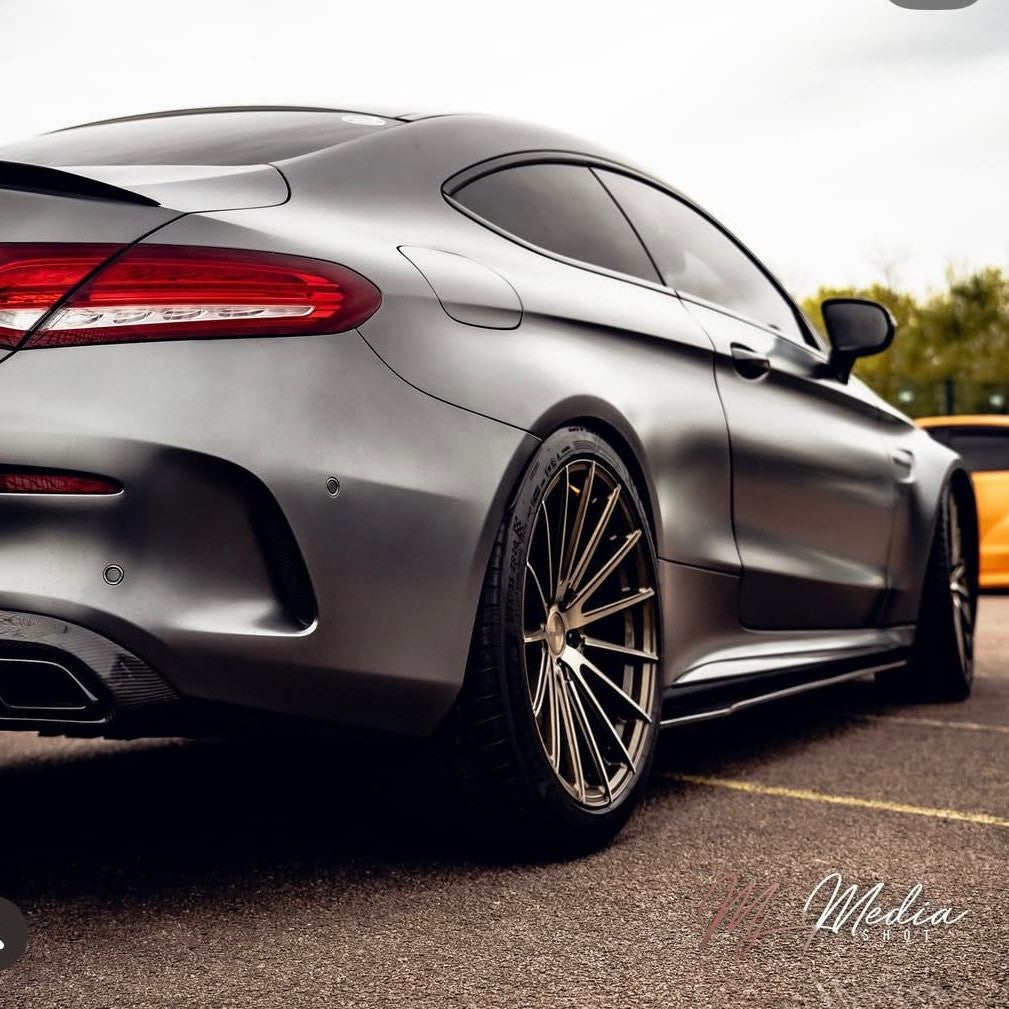 AMG Style Carbon Fibre Side Skirts for Mercedes W205 C Class & C63 15-21 - Carbon Factory
