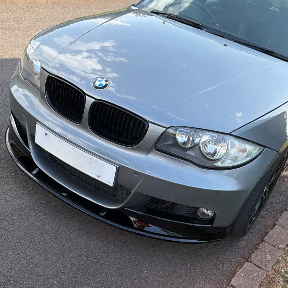MP Style Gloss Black Front Splitter for BMW 1 Series E82 E88 2007-2013