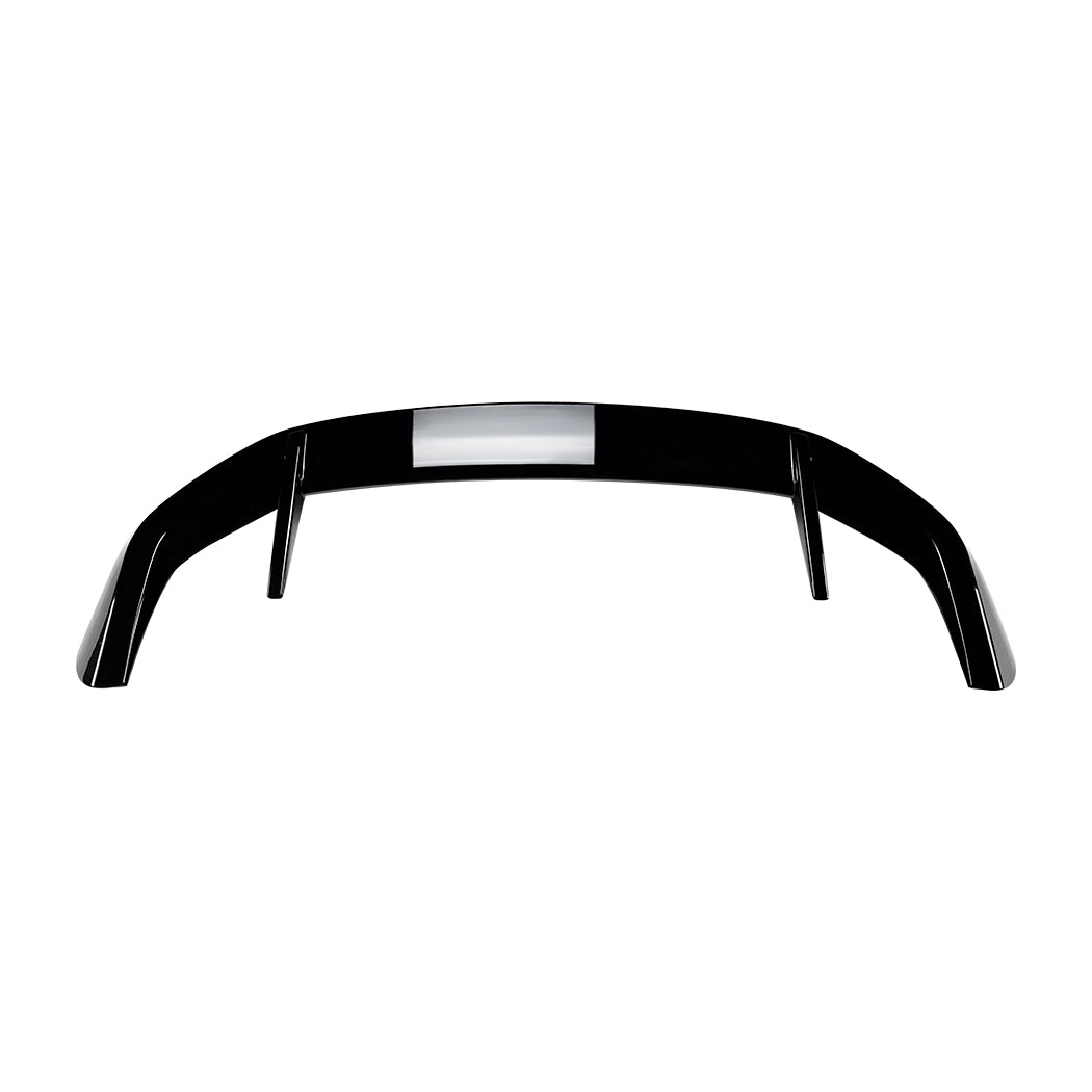 Gloss black roof spoiler for BMW G01 X3 and ix3, showcasing the sleek, aerodynamic design on the vehicle's roof.