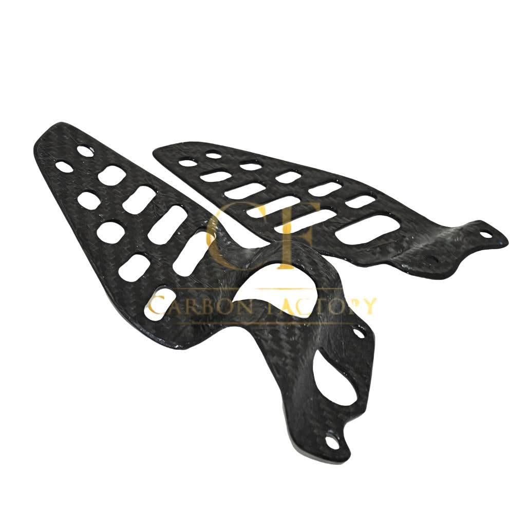 Pre-preg Carbon Fibre Carbon Heel Guards for Yamaha R6 2017-2022 - Carbon Factory