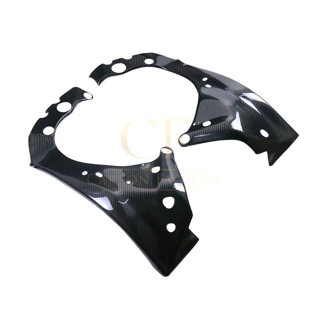 Pre-preg Carbon Fibre Frame Covers for Yamaha R1 2015-2024 - Carbon Factory