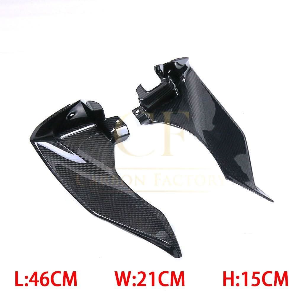 Pre-preg Carbon Fibre Front Dash Panel Side Covers for Yamaha R1 2020-2024 - Carbon Factory