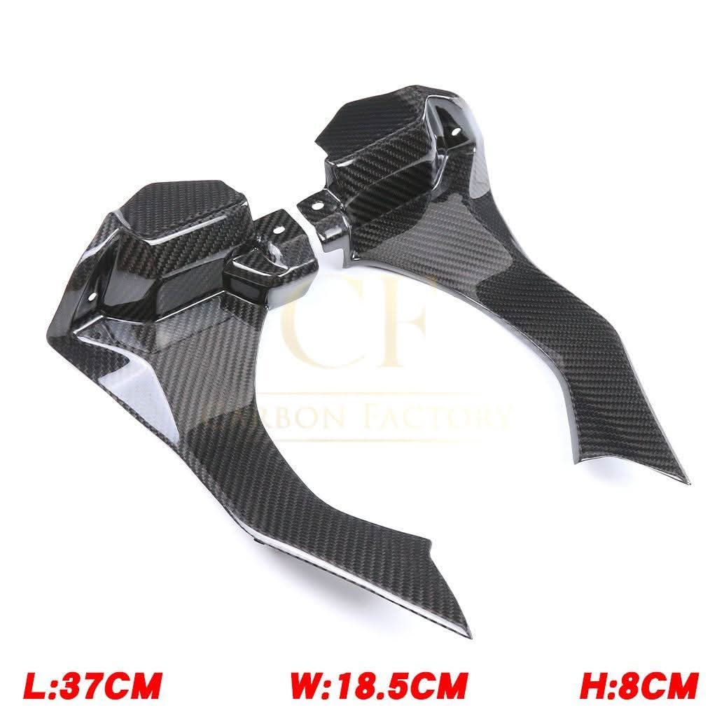 Pre-preg Carbon Fibre Ram Intake Tube Covers Dash Fairing for Yamaha R1 2015-2019 - Carbon Factory