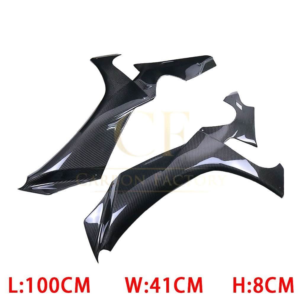 Pre-preg Carbon Fibre Side Fairings for Yamaha R1 2020-2024 - Carbon Factory