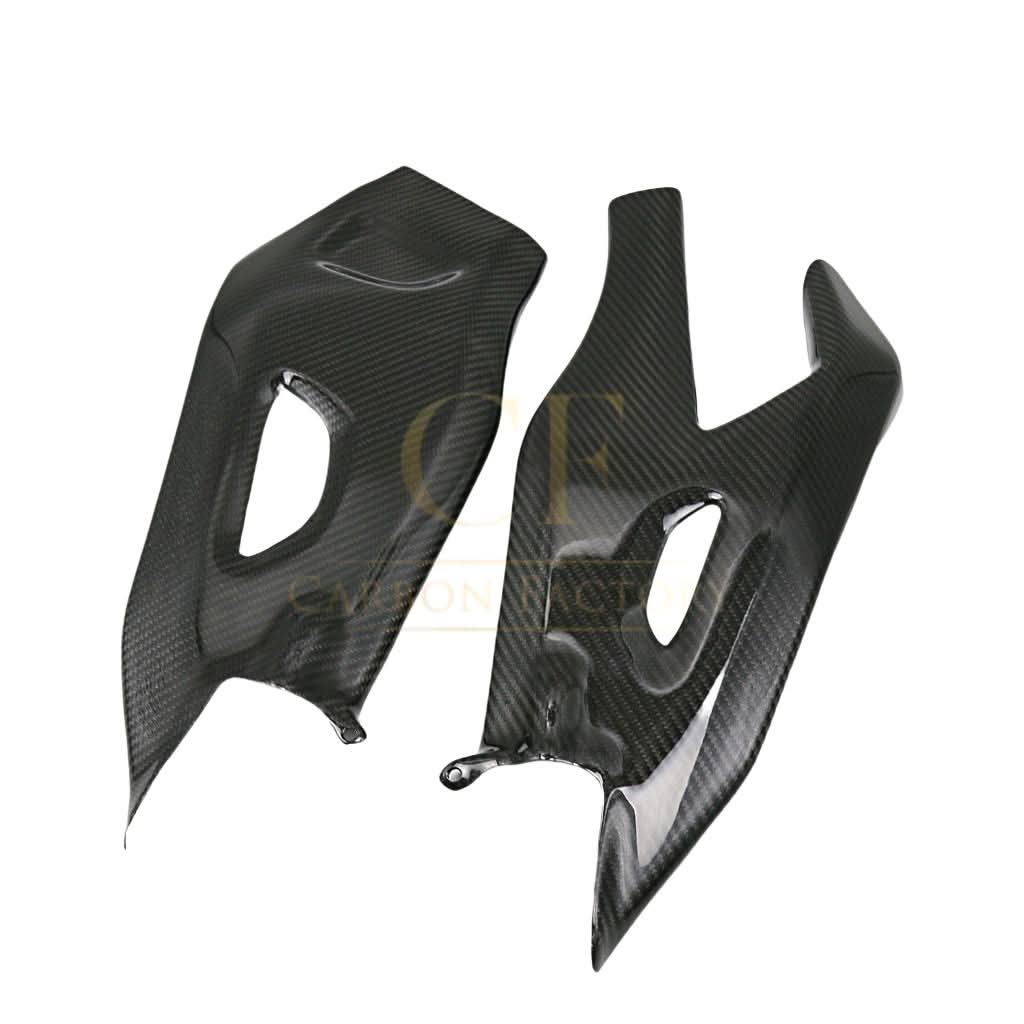 Pre-preg Carbon Fibre Swingarm Covers Protectors for Yamaha R1 2015-2024 - Carbon Factory