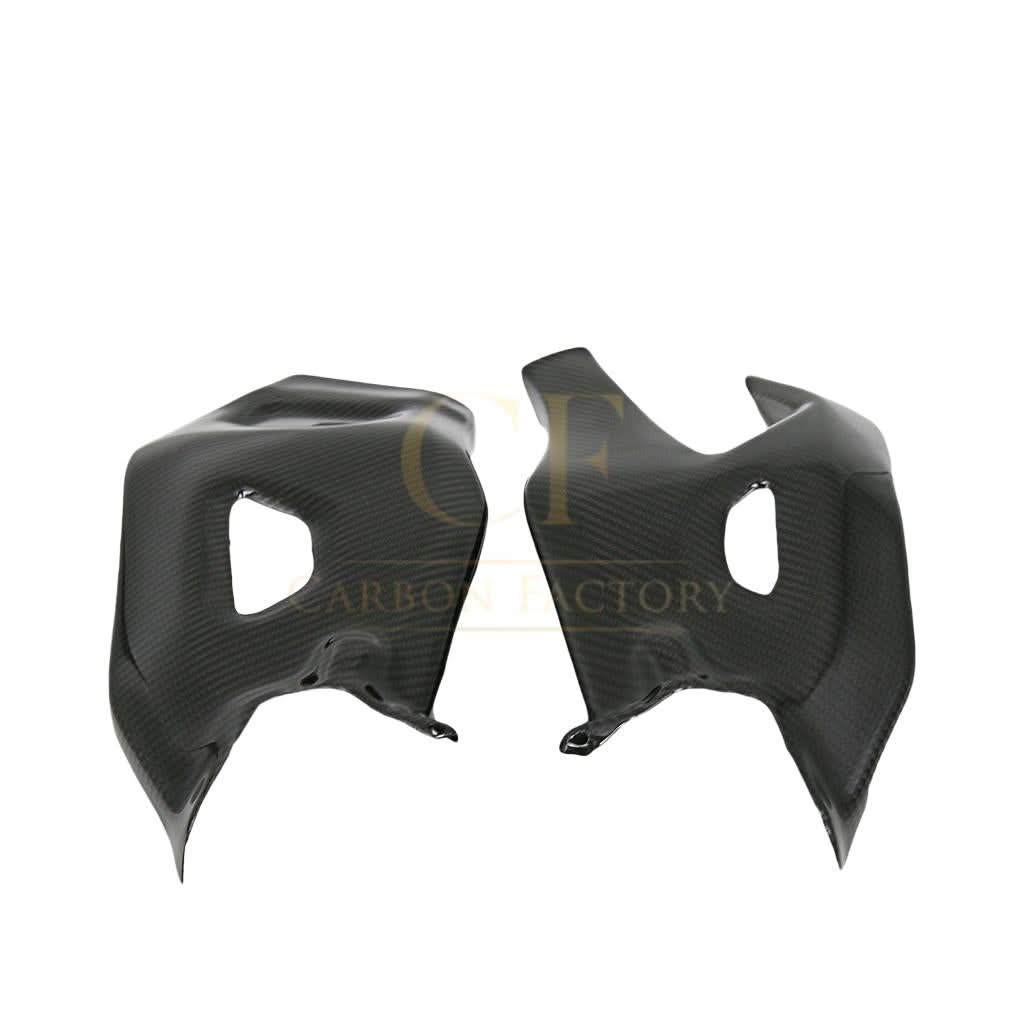 Pre-preg Carbon Fibre Swingarm Covers Protectors for Yamaha R1 2015-2024 - Carbon Factory