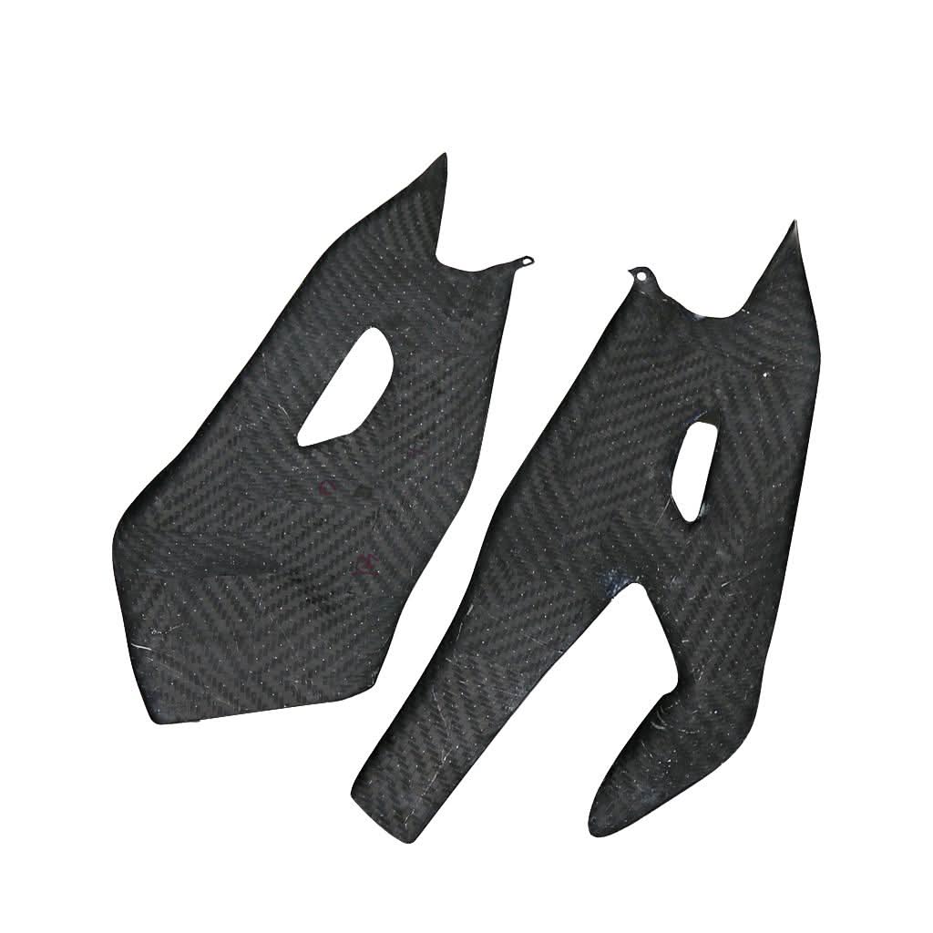 Pre-preg Carbon Fibre Swingarm Covers Protectors for Yamaha R1 2015-2024 - Carbon Factory