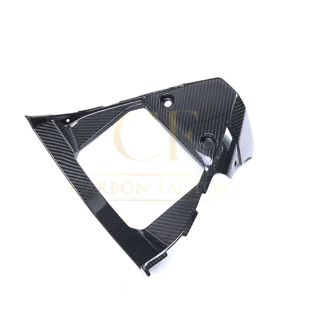 Pre-preg Carbon Fibre V-Panel Radiator Guard for Yamaha R1 2015-2019 - Carbon Factory