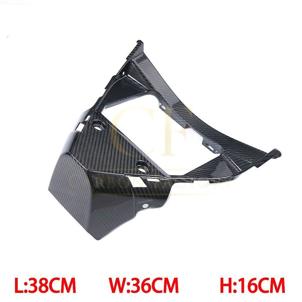 Pre-preg Carbon Fibre V-Panel Radiator Guard for Yamaha R1 2015-2019 - Carbon Factory