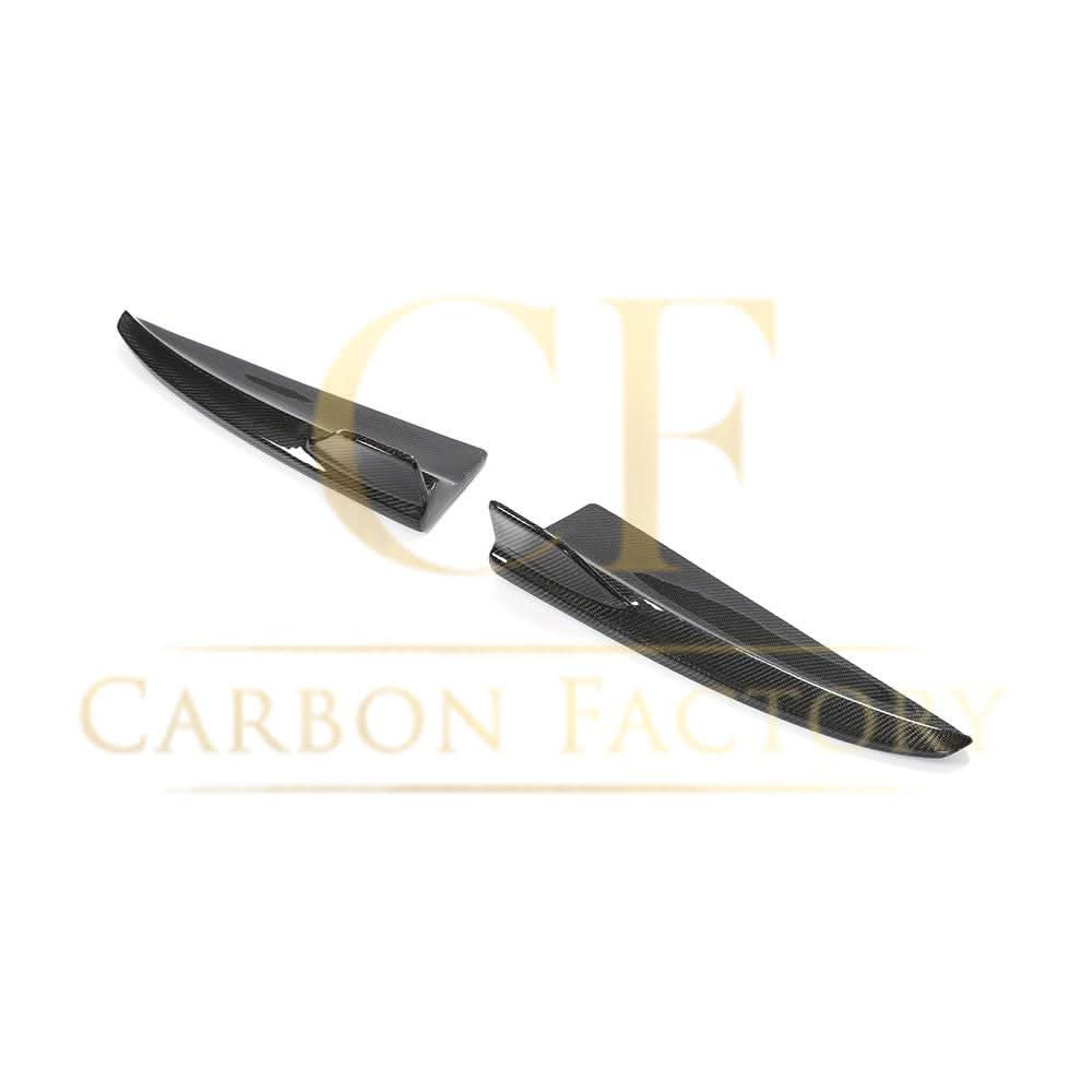 Carbon Fibre Rear Bumper Spats for Mercedes W205 C Class AMG & C63 15-21 - Carbon Factory
