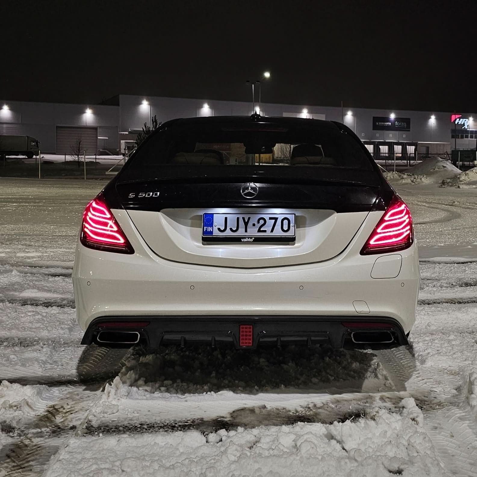 Brabus Style Carbon Fibre Rear Diffuser for Mercedes Benz W222 S Class Saloon 14-17 - Carbon Factory