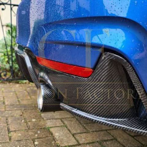 Carbon Fibre Rear Diffuser Dual Exhaust for BMW F32 F33 F36 4 Series 14-20 - Carbon Factory