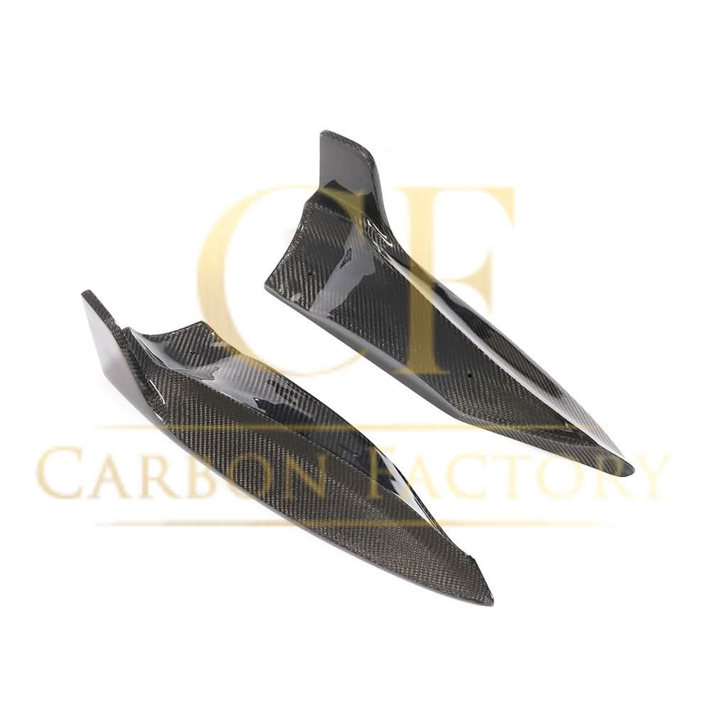 Carbon Fibre Rear Diffuser Extensions for Tesla Model S 70D 16-17 - Carbon Factory
