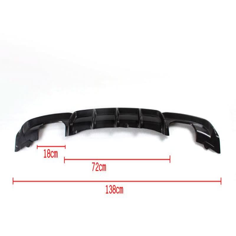 Carbon Fibre Rear Diffuser Quad Exhaust for BMW F30 F31 3 Series 12-19 - Carbon Factory