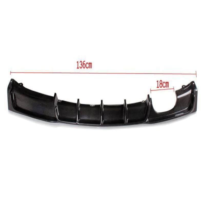 Carbon Fibre Rear Diffuser Twin Exhaust for BMW F30 F31 3 Series 12-19 - Carbon Factory
