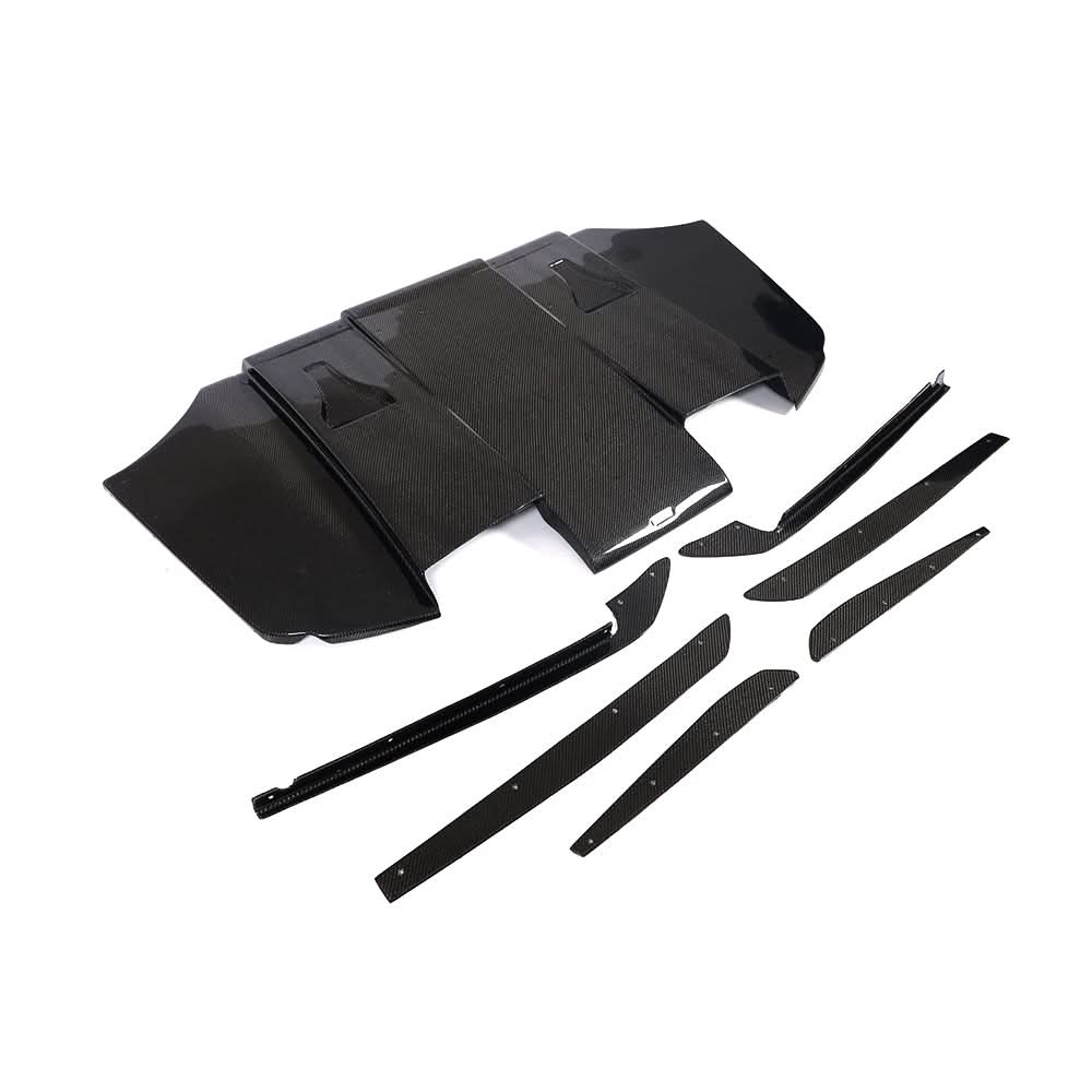 GT Style Carbon Fibre Rear Diffuser for BMW E92 E93 M3 07-13 - Carbon Factory