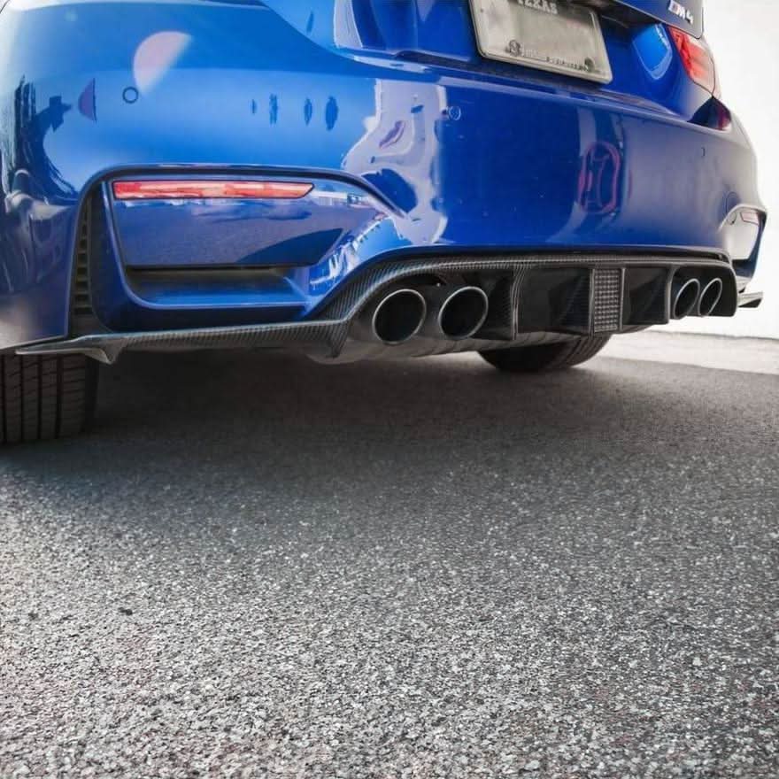 KS Style Carbon Fibre Rear Diffuser for BMW F80 M3 F82 F83 M4 14-20 - Carbon Factory