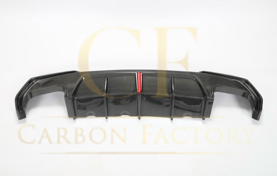 LED Style Pre-Preg Carbon Fibre Rear Diffuser for BMW 4 Series G22 G23 20-Present - Carbon Factory