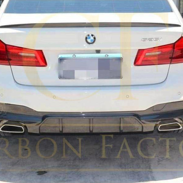M5 Style Carbon Fibre Rear Diffuser for BMW G30 G31 5 Series M Sport 17-23 - Carbon Factory
