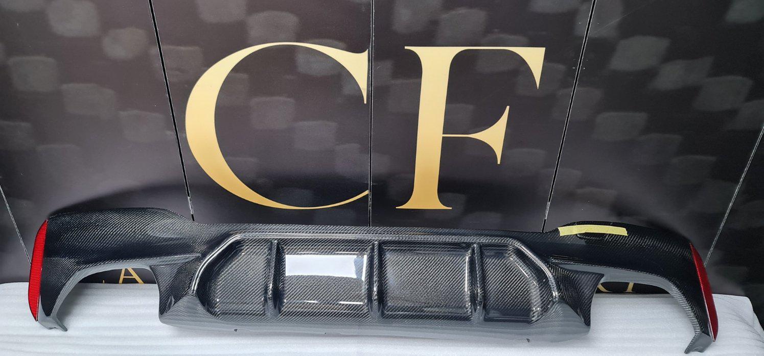 M5 Style Carbon Fibre Rear Diffuser for BMW G30 G31 5 Series M Sport 17-23 - Carbon Factory