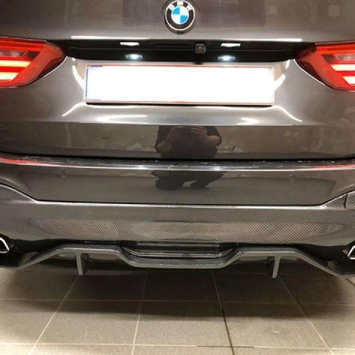 MP Style Carbon Fibre Rear Diffuser 2 Pieces for BMW G30 G31 5 Series M Sport 17-23 - Carbon Factory