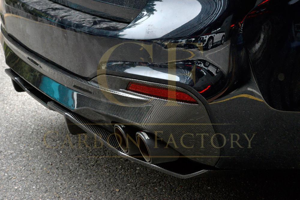 MP Style Carbon Fibre Rear Diffuser 2 Pieces for BMW G30 G31 5 Series M Sport 17-23 - Carbon Factory