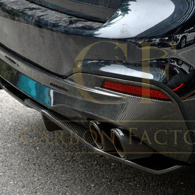MP Style Carbon Fibre Rear Diffuser 2 Pieces for BMW G30 G31 5 Series M Sport 17-23 - Carbon Factory