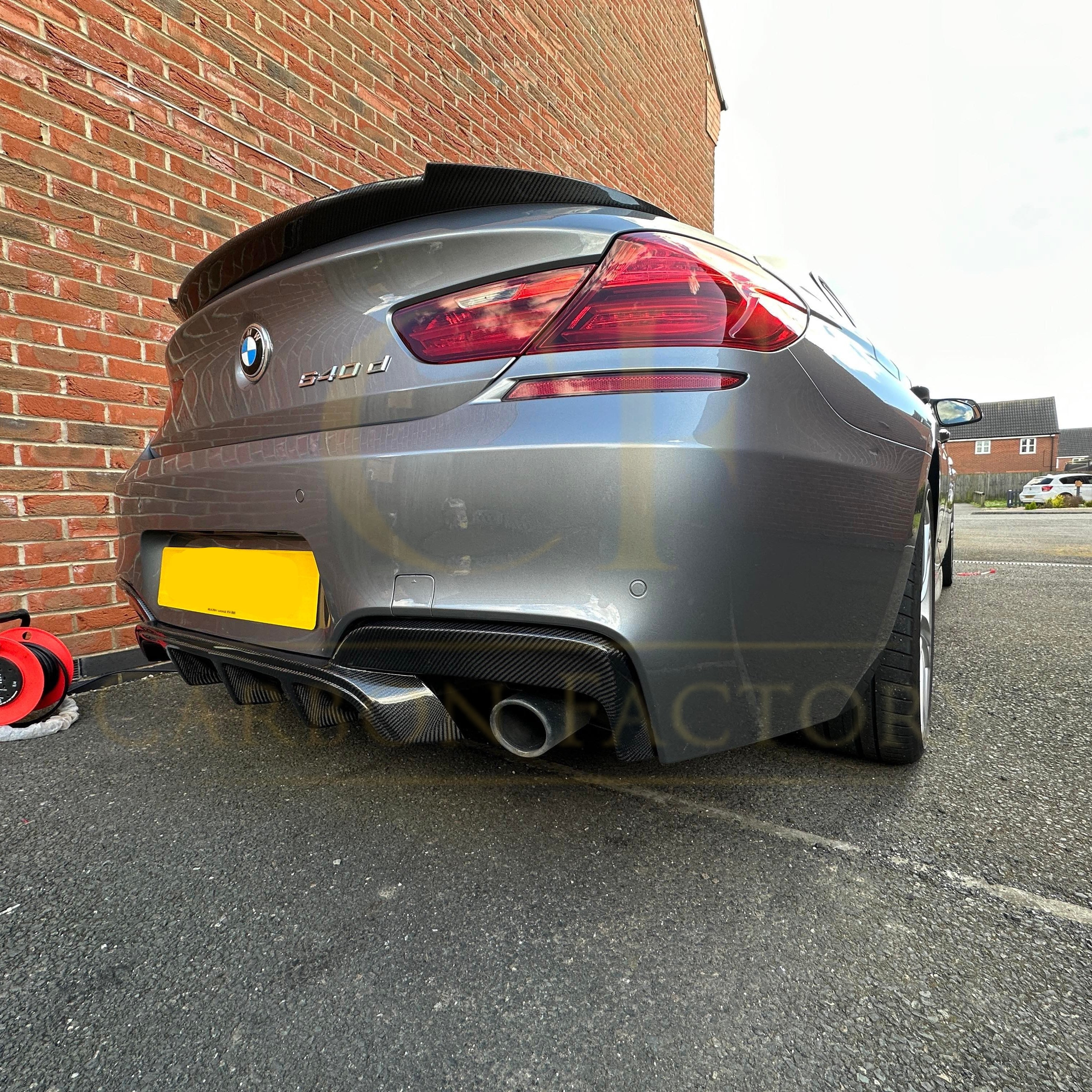 MP Style Carbon Fibre Rear Diffuser for BMW F06 F12 F13 6 Series 12-16 - Carbon Factory