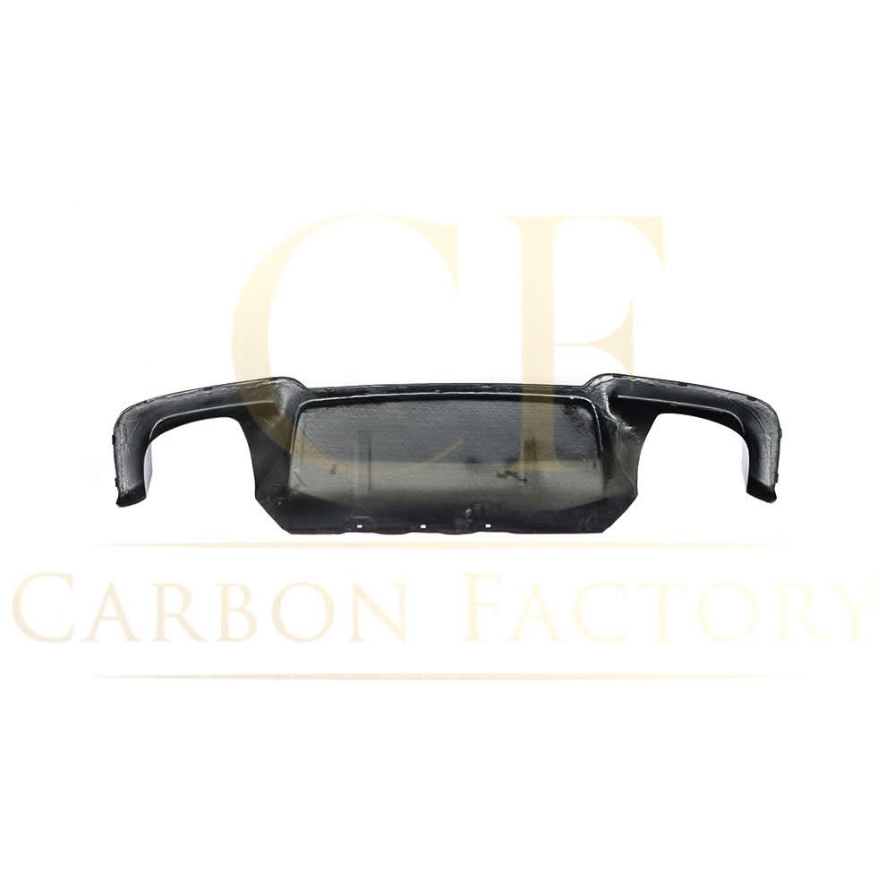 Carbon fibre rear diffuser for BMW F10 M5 2010-2017, showcasing sleek design and aerodynamic enhancements.