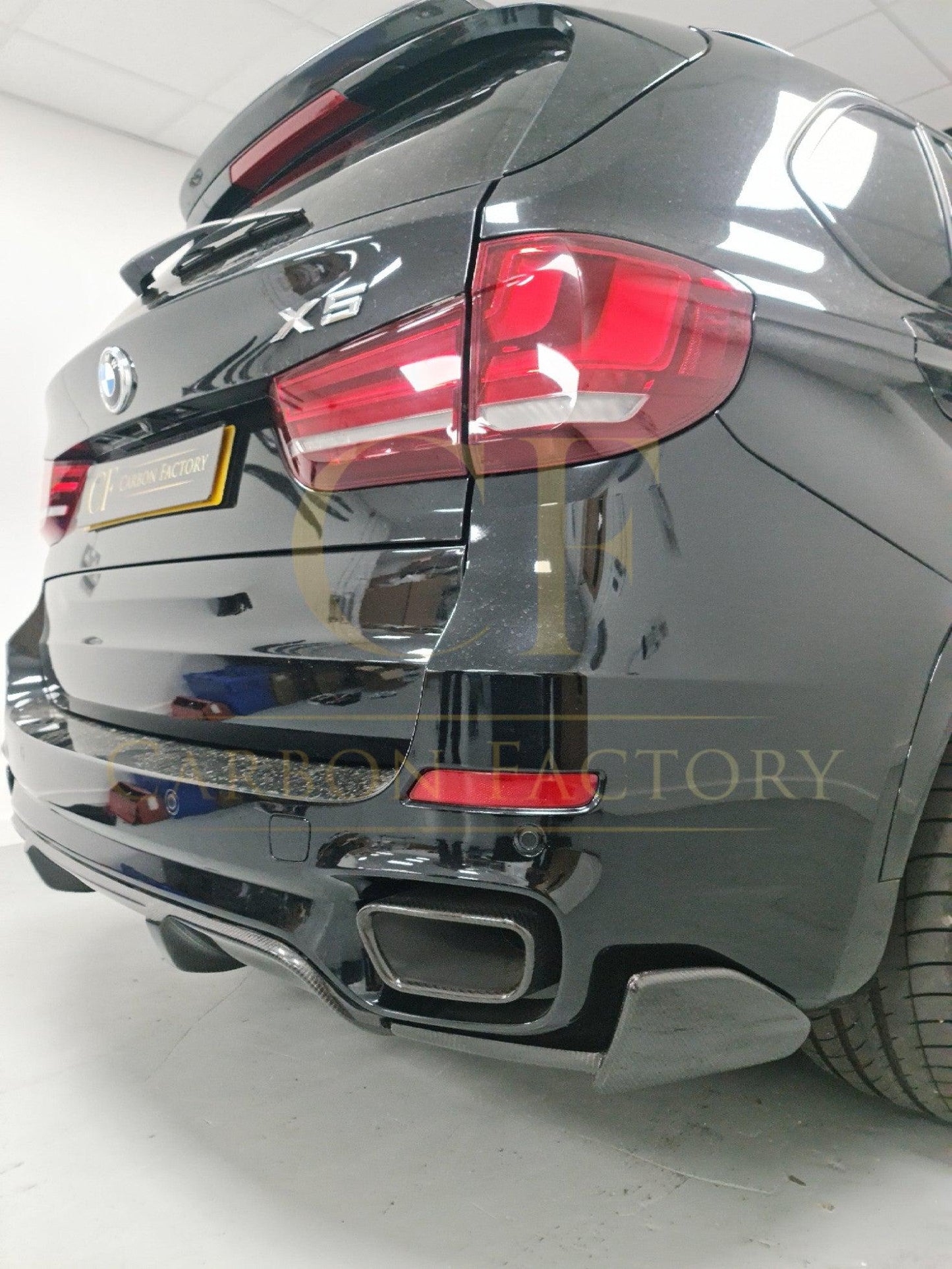 MP Style Carbon Fibre Rear Diffuser for BMW F15 X5 M Sport 13-18 - Carbon Factory
