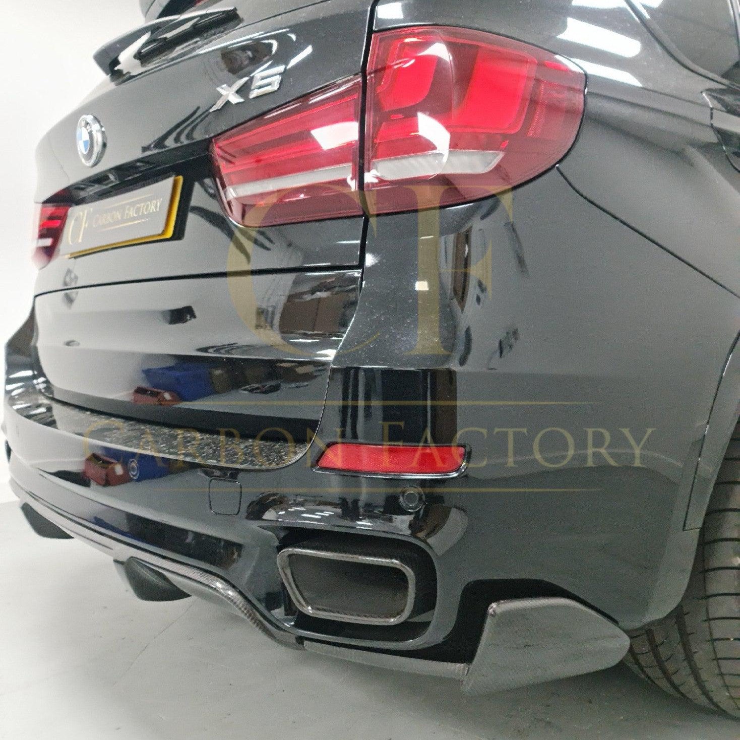 MP Style Carbon Fibre Rear Diffuser for BMW F15 X5 M Sport 13-18 - Carbon Factory