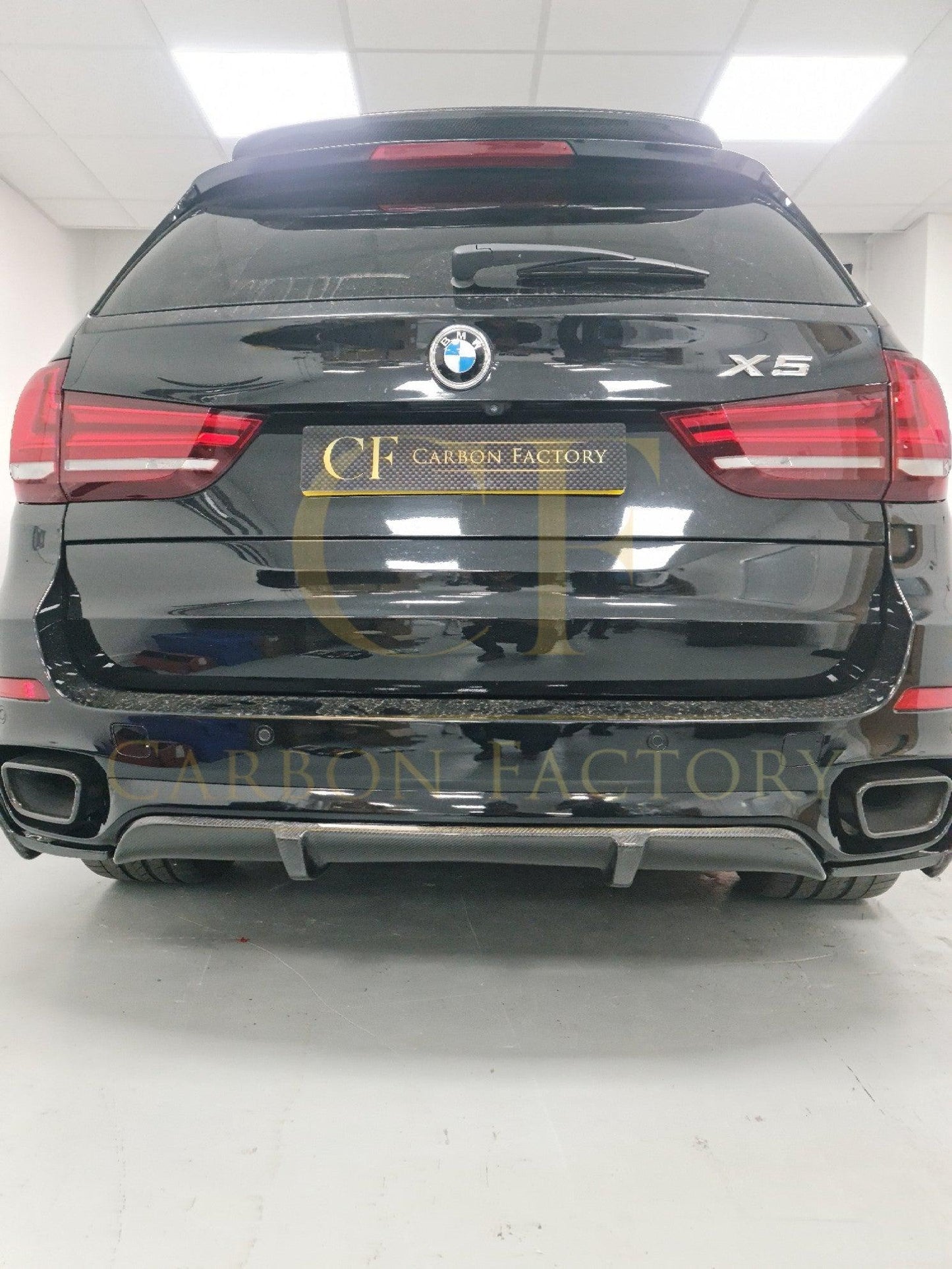 MP Style Carbon Fibre Rear Diffuser for BMW F15 X5 M Sport 13-18 - Carbon Factory