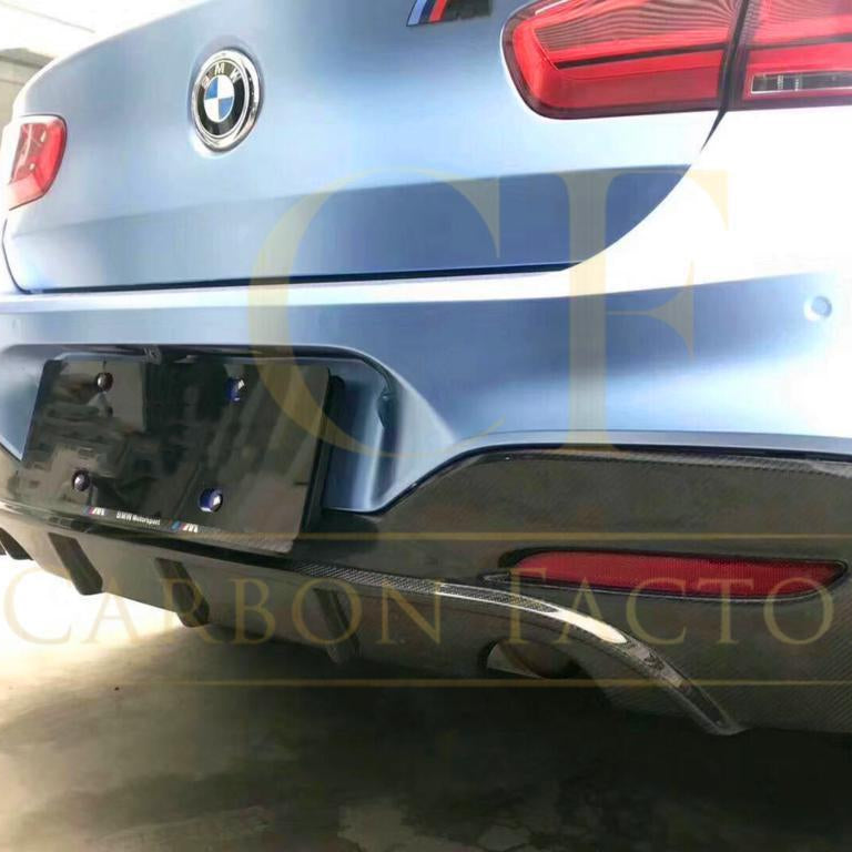 MP Style Carbon Fibre Rear Diffuser for BMW F20 1 Series M Sport 15-19 - Carbon Factory