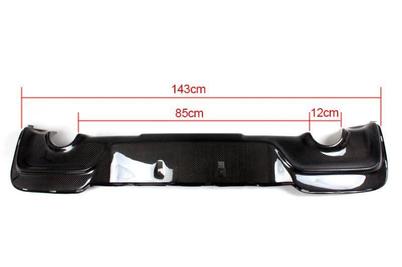 MP Style Carbon Fibre Rear Diffuser for BMW F20 F21 M135i Pre-LCI 11-14 - Carbon Factory
