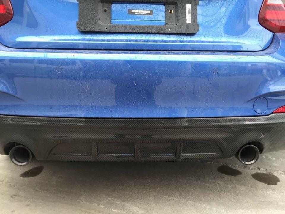 MP Style Carbon Fibre Rear Diffuser for BMW F22 2 Series M Sport 14-21 - Carbon Factory