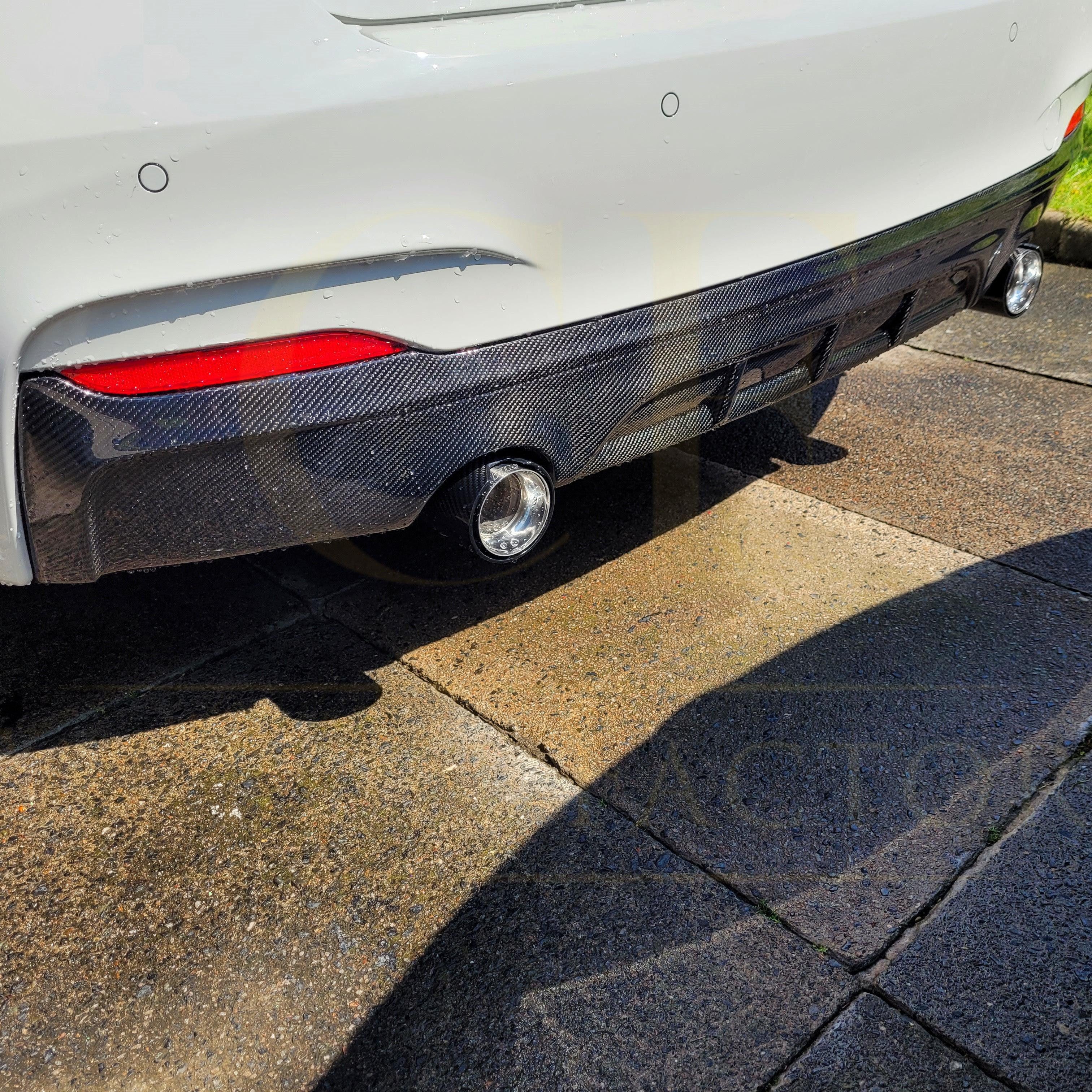 MP Style Carbon Fibre Rear Diffuser for BMW F22 2 Series M Sport 14-21 - Carbon Factory