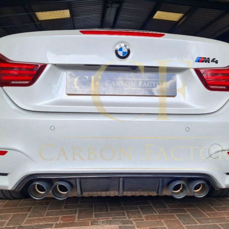 MP Style Carbon Fibre Rear Diffuser for BMW F80 M3 F82 F83 M4 14-20 - Carbon Factory