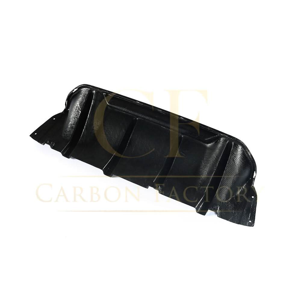 Carbon fibre rear diffuser for BMW F90 M5 (2017-2024) by MP Style, showcasing sleek aerodynamic design and high-quality material.