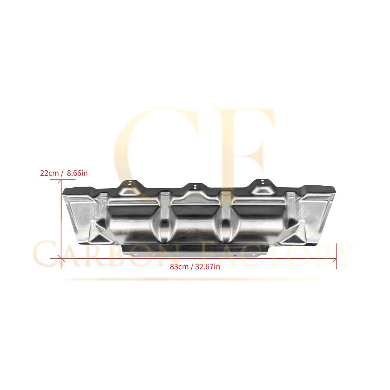 MP Style Pre-Preg Carbon Fibre Diffuser with Aluminium Heat Shield for BMW G87 M2 23-Present - Carbon Factory