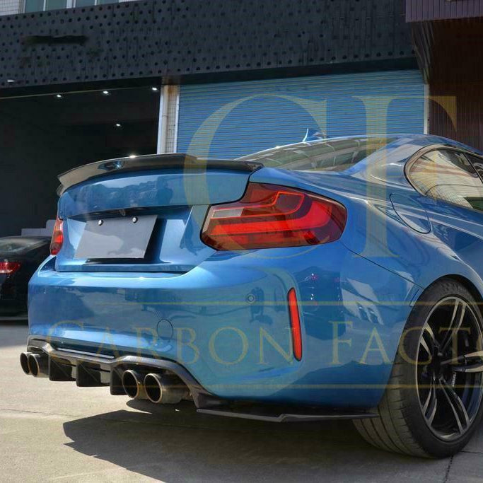 MTC Style Carbon Fibre Rear Diffuser for BMW F87 F87C M2 16-21 - Carbon Factory