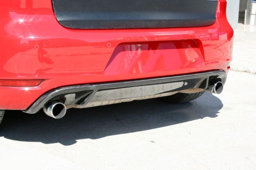 OEM Style Carbon Fibre Rear Diffuser for VW Golf MK6 GTI 08-13 - Carbon Factory