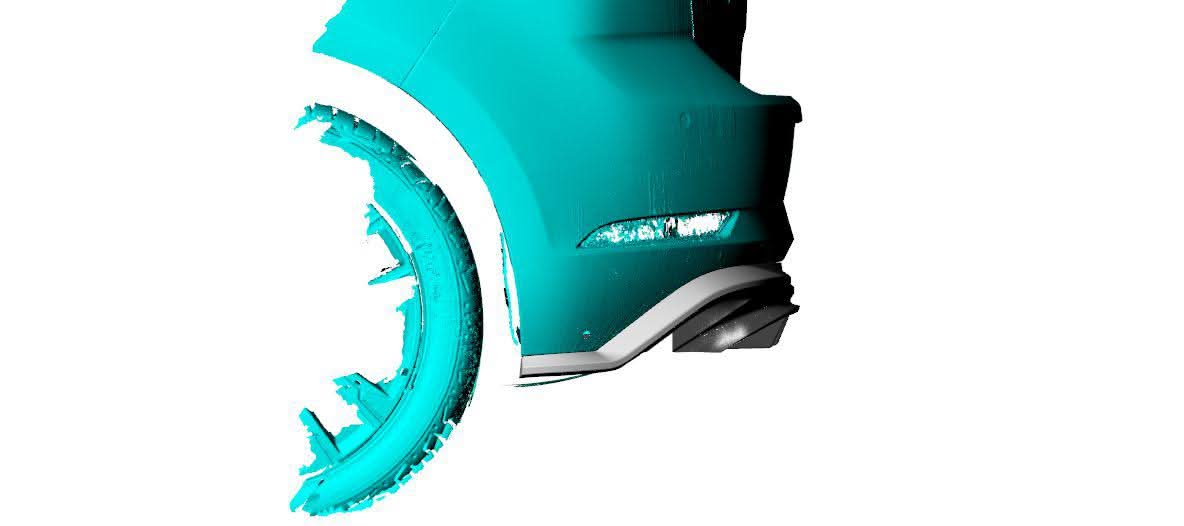 P Style Carbon Fibre Rear Diffuser for VW Golf MK7.5 GTI 17-20 - Carbon Factory