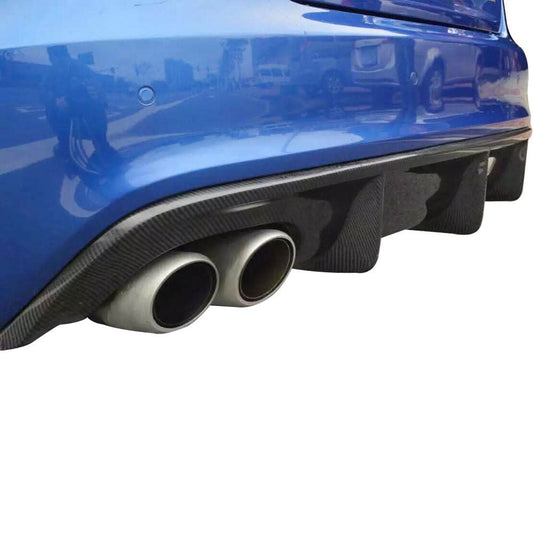 V Style Carbon Fibre Rear Diffuser for Audi B8.5 S5 & A5 S Line 11-16 - Carbon Factory