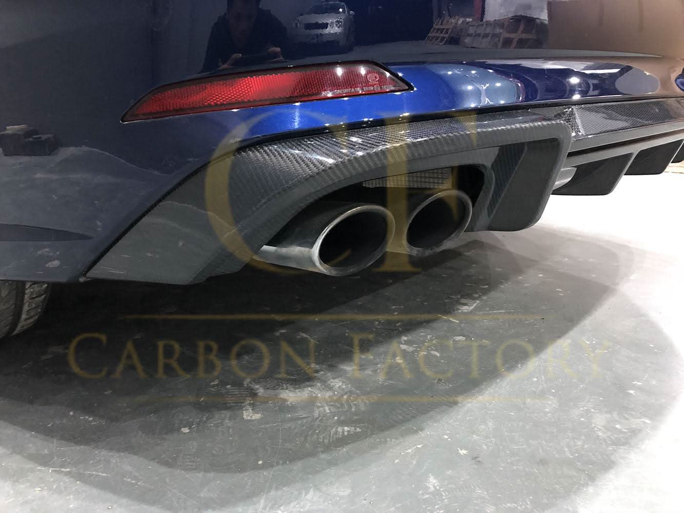 V Style Carbon Fibre Rear Diffuser for Audi B9 A5 S Line & S5 17-19 - Carbon Factory