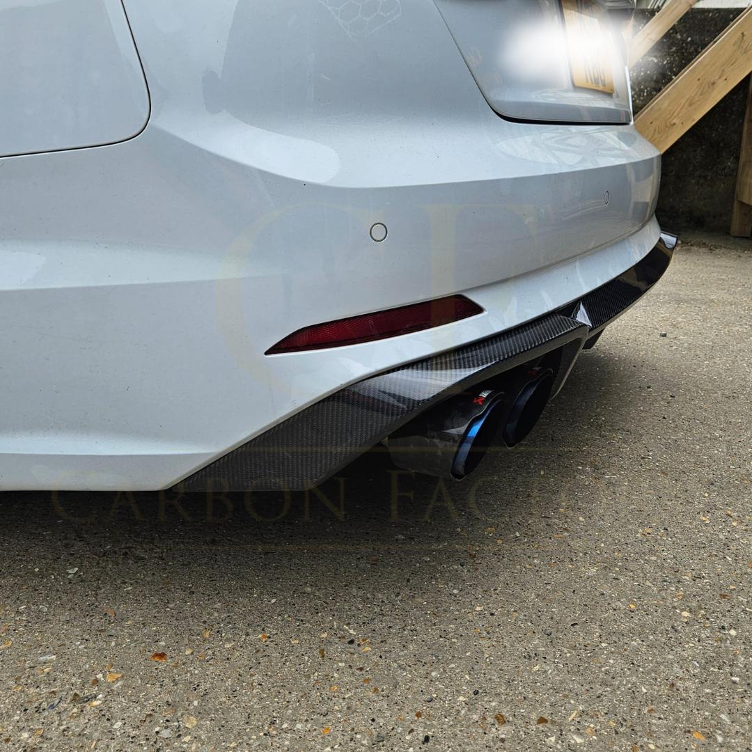 V Style Carbon Fibre Rear Diffuser for Audi B9 A5 S Line & S5 17-19 - Carbon Factory