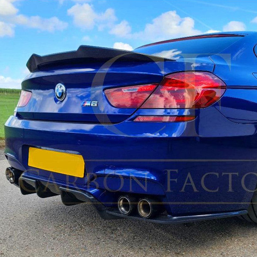 V Style Carbon Fibre Rear Diffuser for BMW F06 F12 F13 M6 11-18 - Carbon Factory