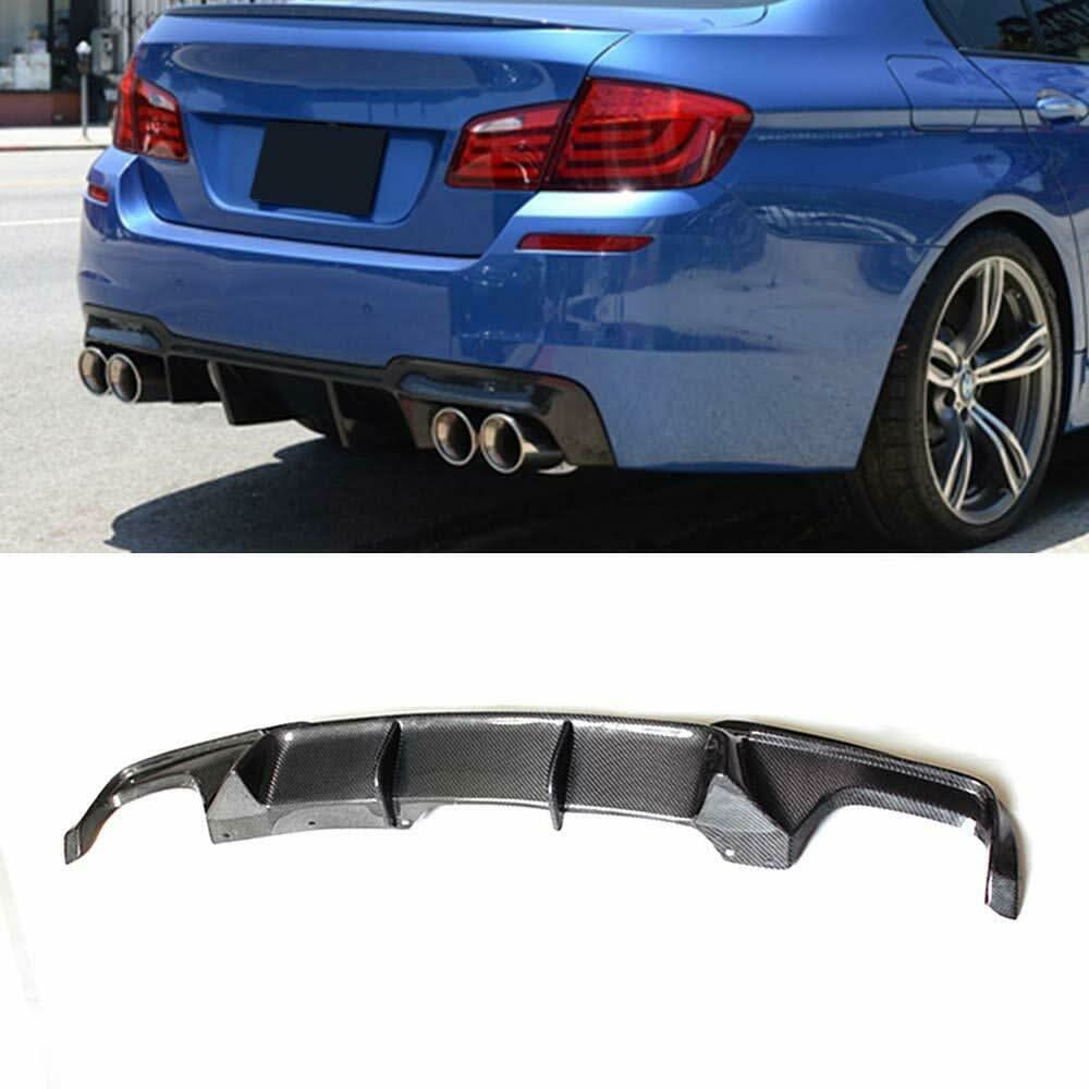 V Style Carbon Fibre Rear Diffuser for BMW F10 5 Series 10-17 - Carbon Factory